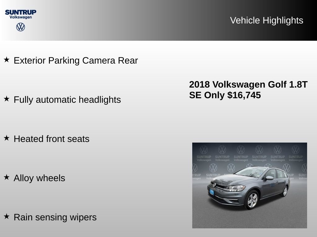 Used 2018 Volkswagen Golf SE image 16