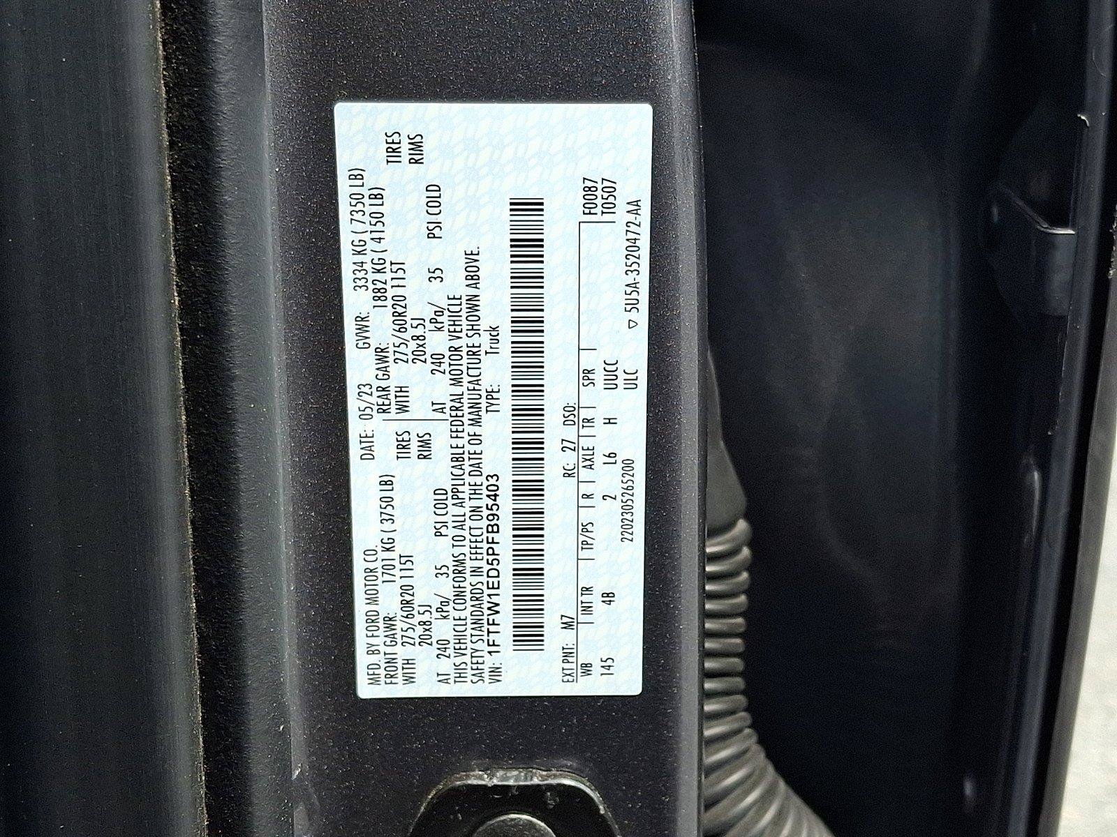 Used 2023 Ford F150 XLT w/ Equipment Group 302A High AWD/4WD image 25