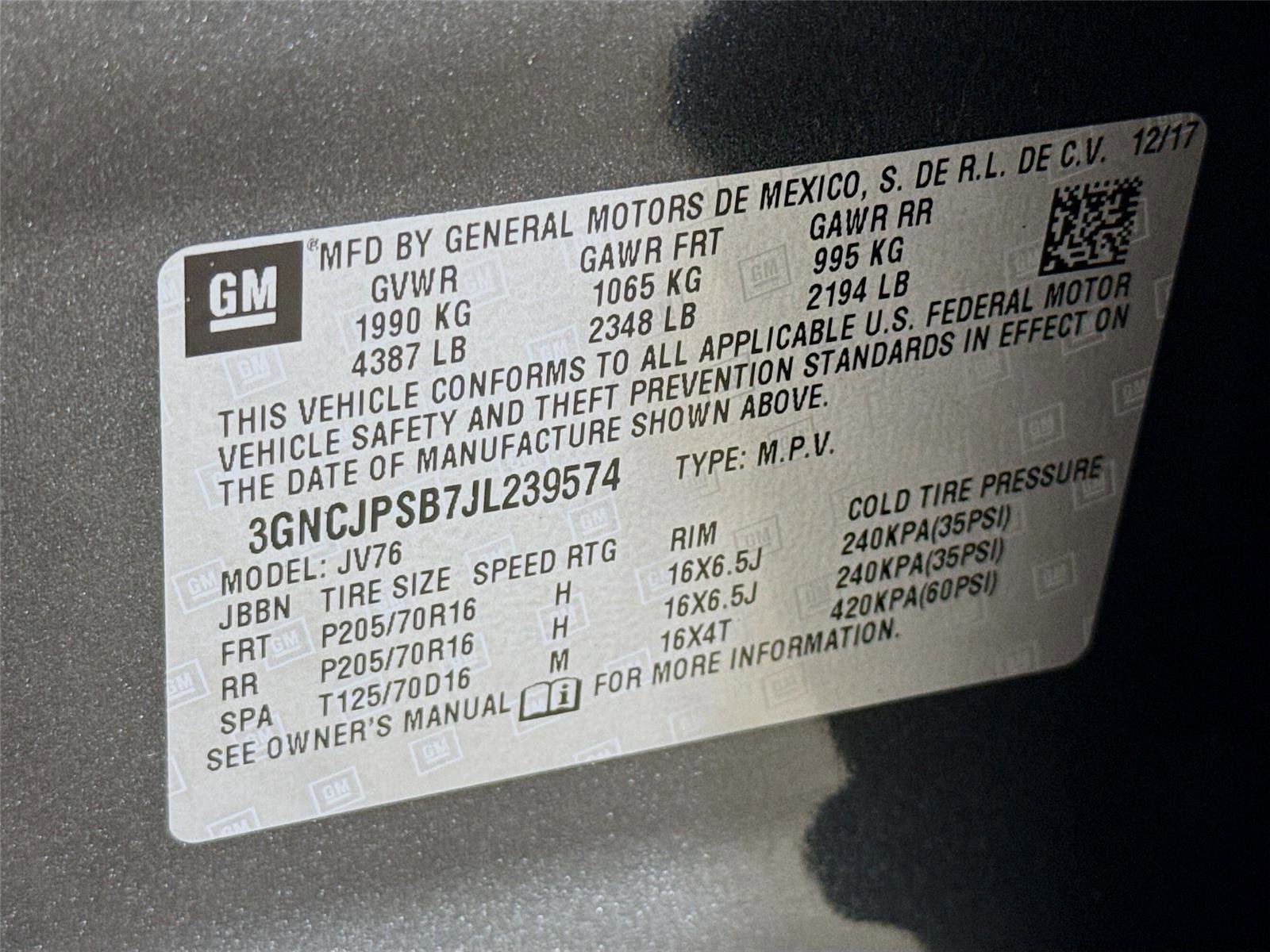 Used 2018 Chevrolet Trax LT w/ LT Convenience Package image 30