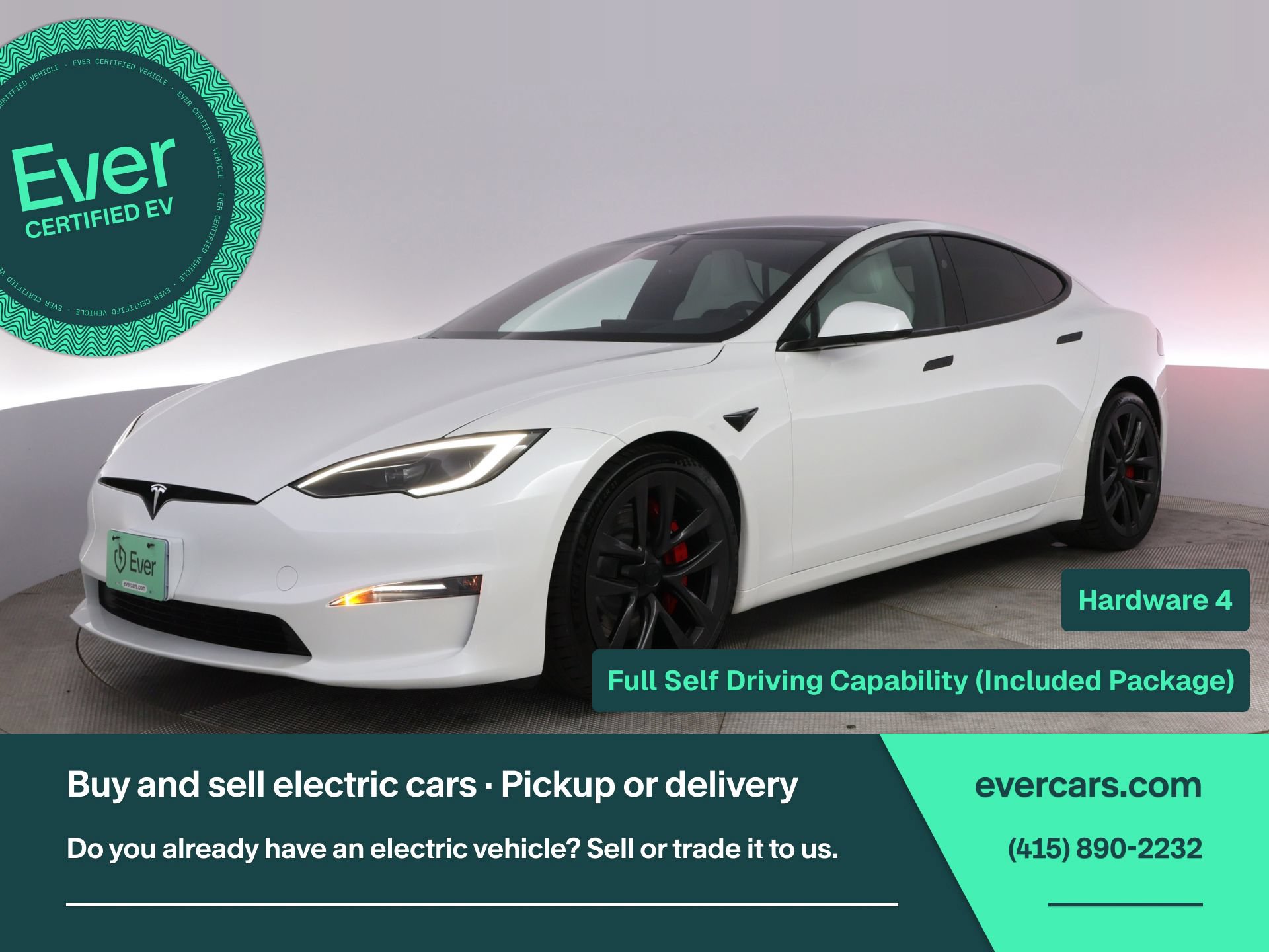Used 2025 Tesla Model S Plaid AWD/4WD image 1