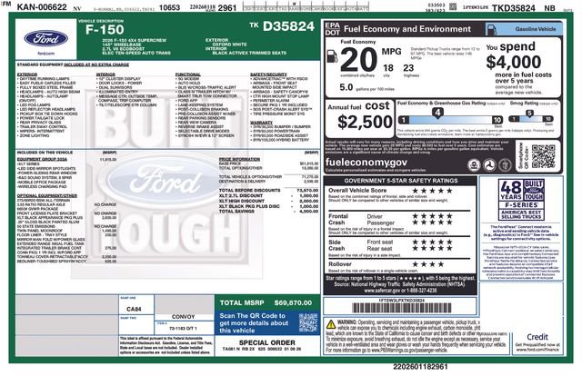 New 2026 Ford F150 XLT w/ Equipment Group 303A High image 17