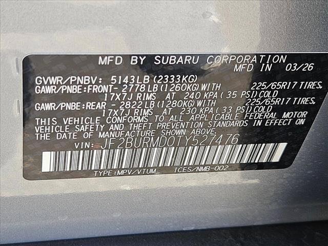 New 2026 Subaru Outback Wilderness w/ Wilderness Plus Package AWD/4WD image 18