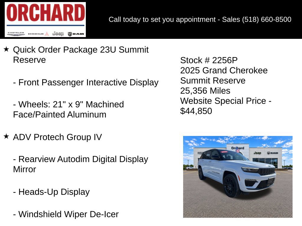 Used 2025 Jeep Grand Cherokee Summit AWD/4WD image 11