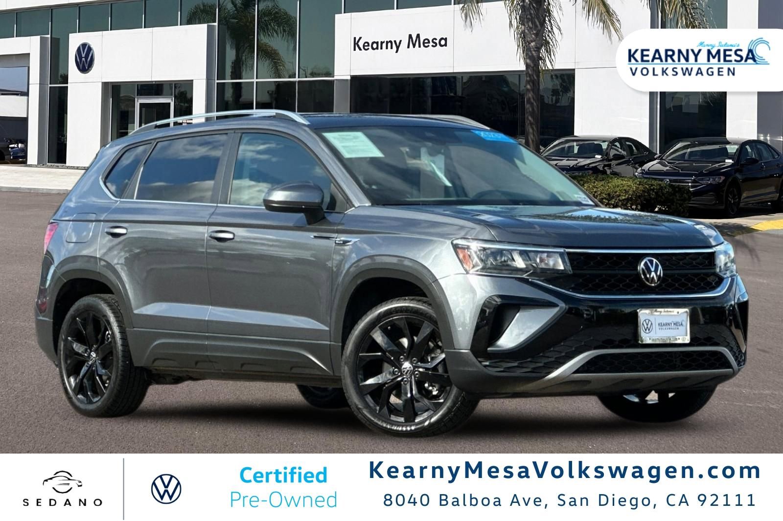 Used 2023 Volkswagen Taos SE w/ Black Wheel Package