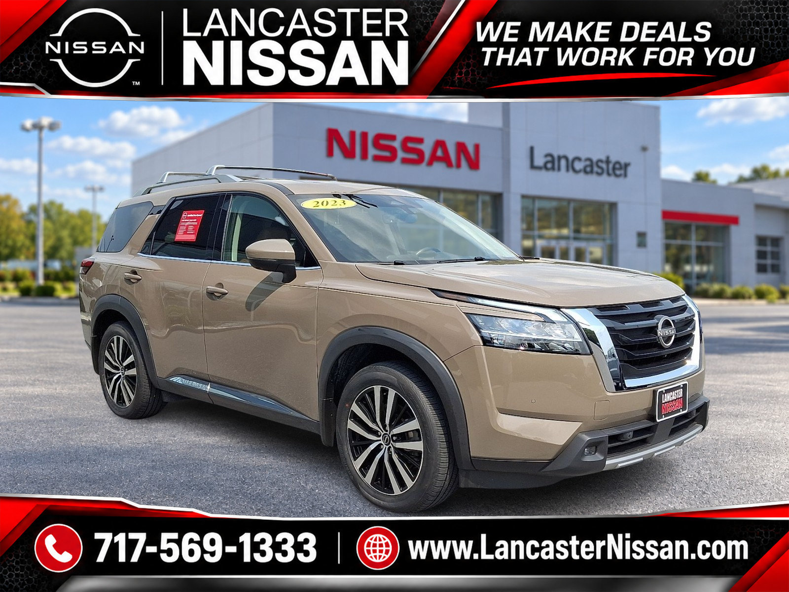 Certified 2023 Nissan Pathfinder Platinum w/ Cargo Package AWD/4WD image 1