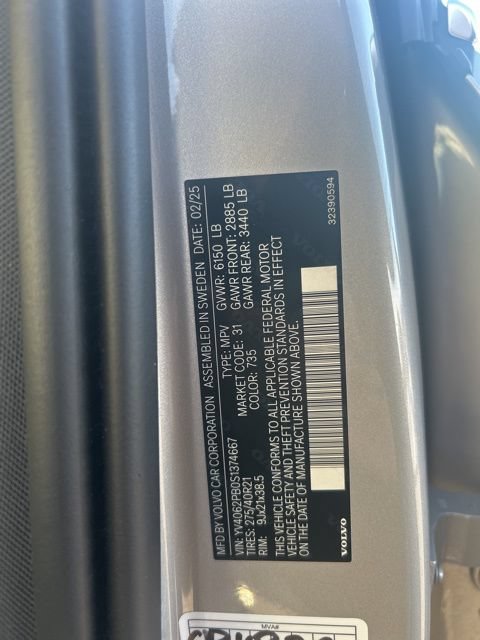 Used 2025 Volvo XC90 B6 Plus AWD/4WD image 26