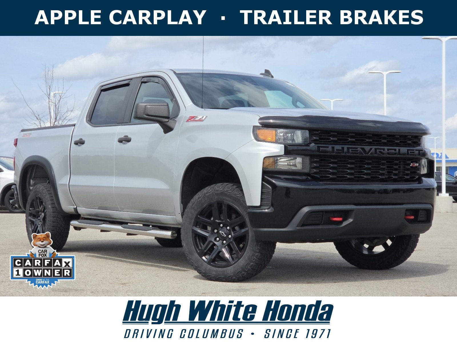 Used 2021 Chevrolet Silverado 1500 Custom Trail Boss w/ Safety Confidence Package AWD/4WD image 1