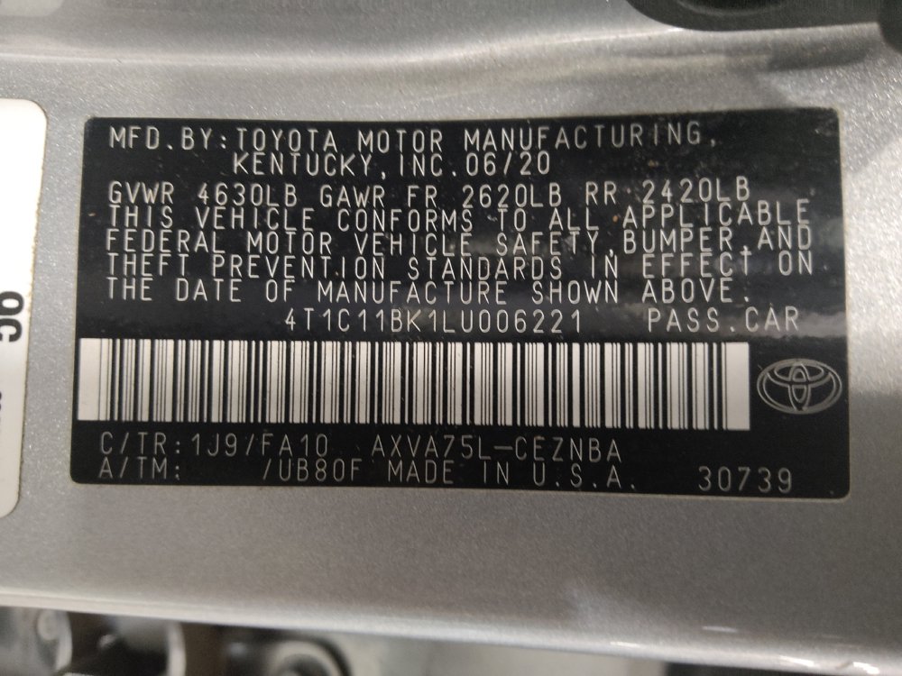 Used 2020 Toyota Camry LE w/ Cold Weather Package AWD/4WD image 33