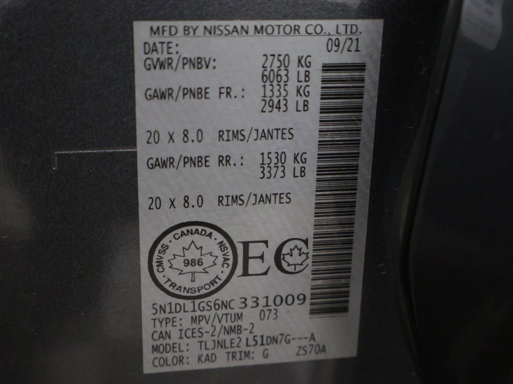 Used 2022 INFINITI QX60 Sensory image 67