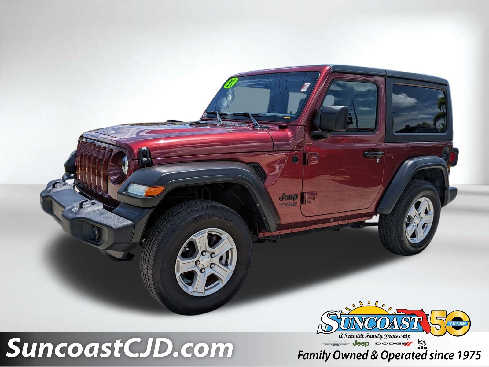 Certified 2021 Jeep Wrangler Sport AWD/4WD image 1