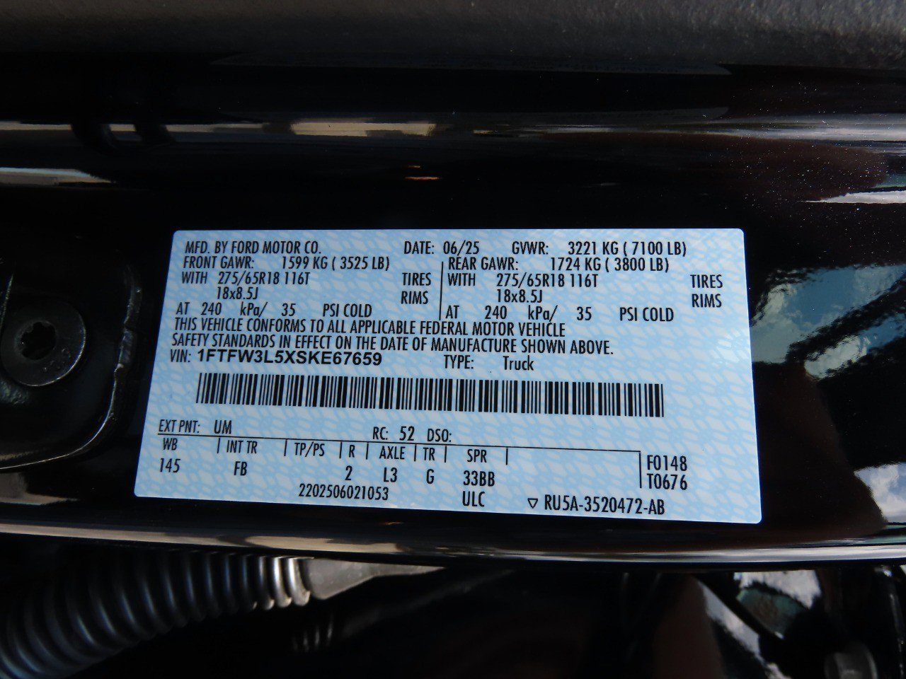 New 2025 Ford F150 XLT w/ Equipment Group 301A Standard image 28