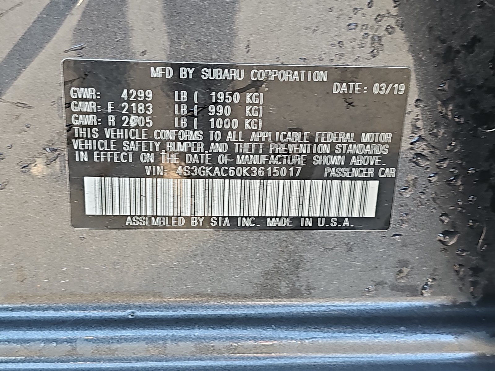 Used 2019 Subaru Impreza 2.0i Premium AWD/4WD image 16