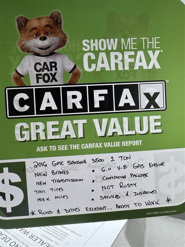 Used 2016 GMC Savana 3500 CUTAWAY G3500 image 18