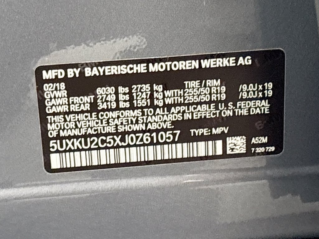 Used 2018 BMW X6 xDrive35i AWD/4WD image 47