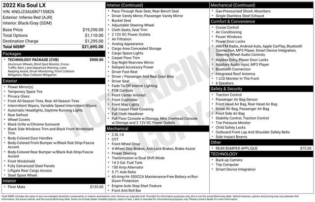 Used 2022 Kia Soul LX w/ Technology Package image 46