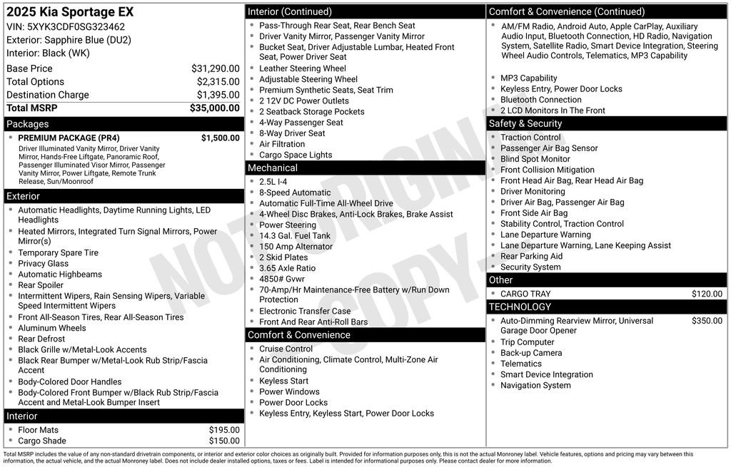 Certified 2025 Kia Sportage EX w/ Premium Package image 43