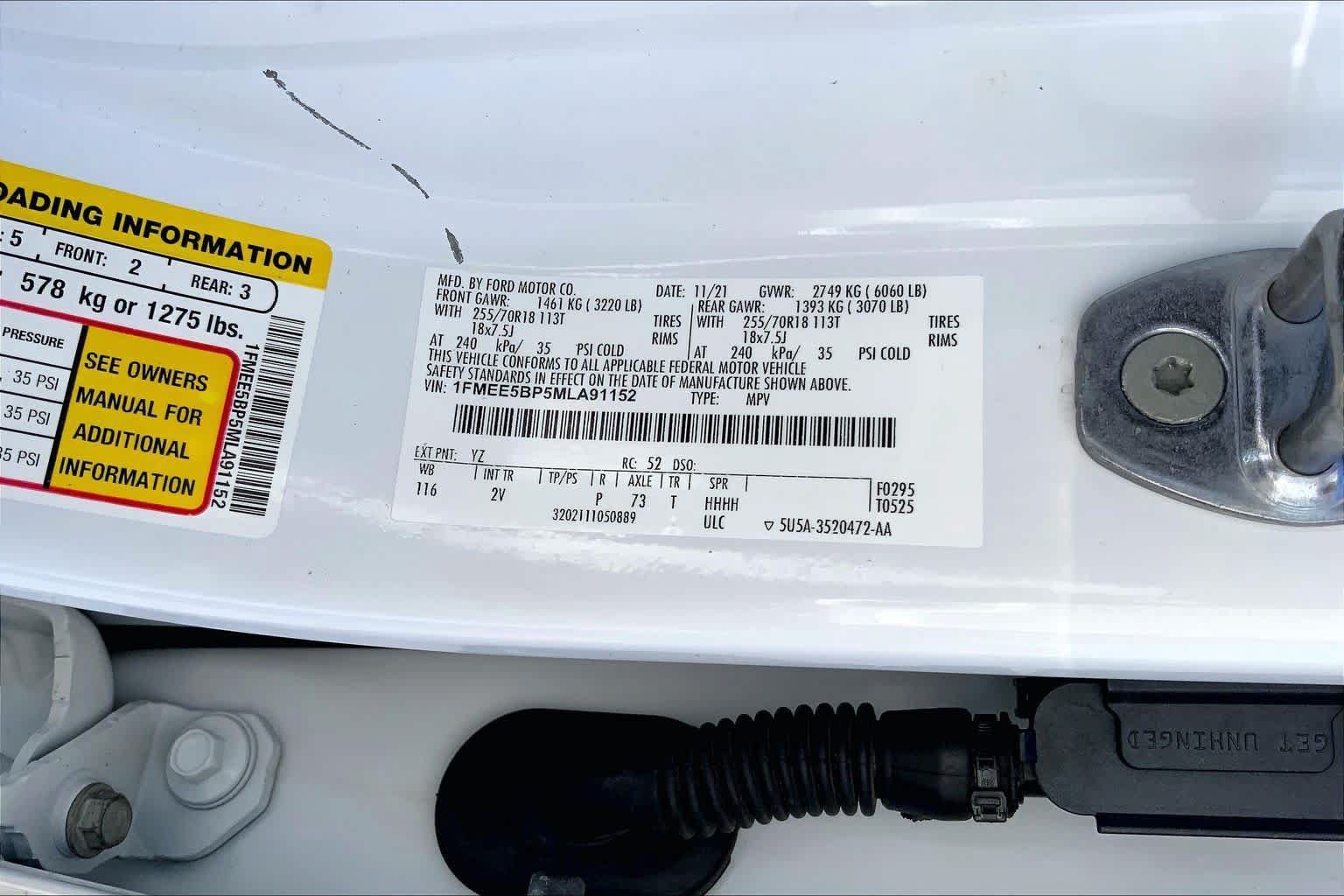 Certified 2021 Ford Bronco Outer Banks AWD/4WD image 33