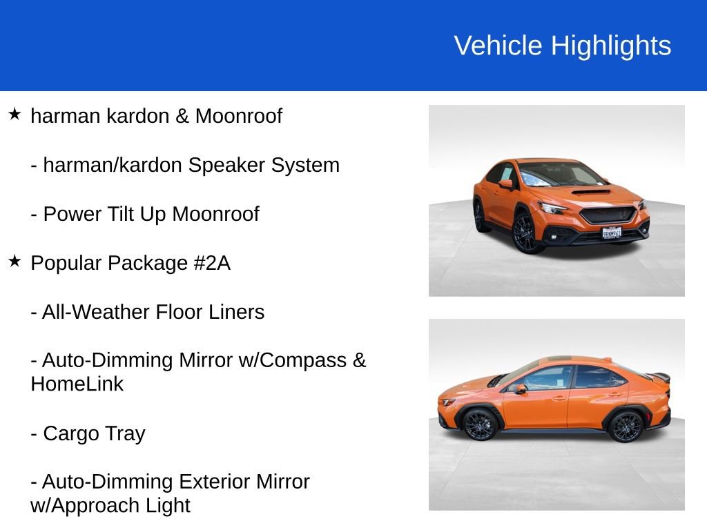 Used 2024 Subaru WRX Premium w/ Popular Package #2A image 11