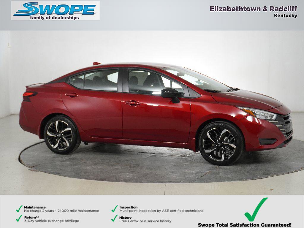 New 2025 Nissan Versa SR w/ Trunk Package FWD image 1