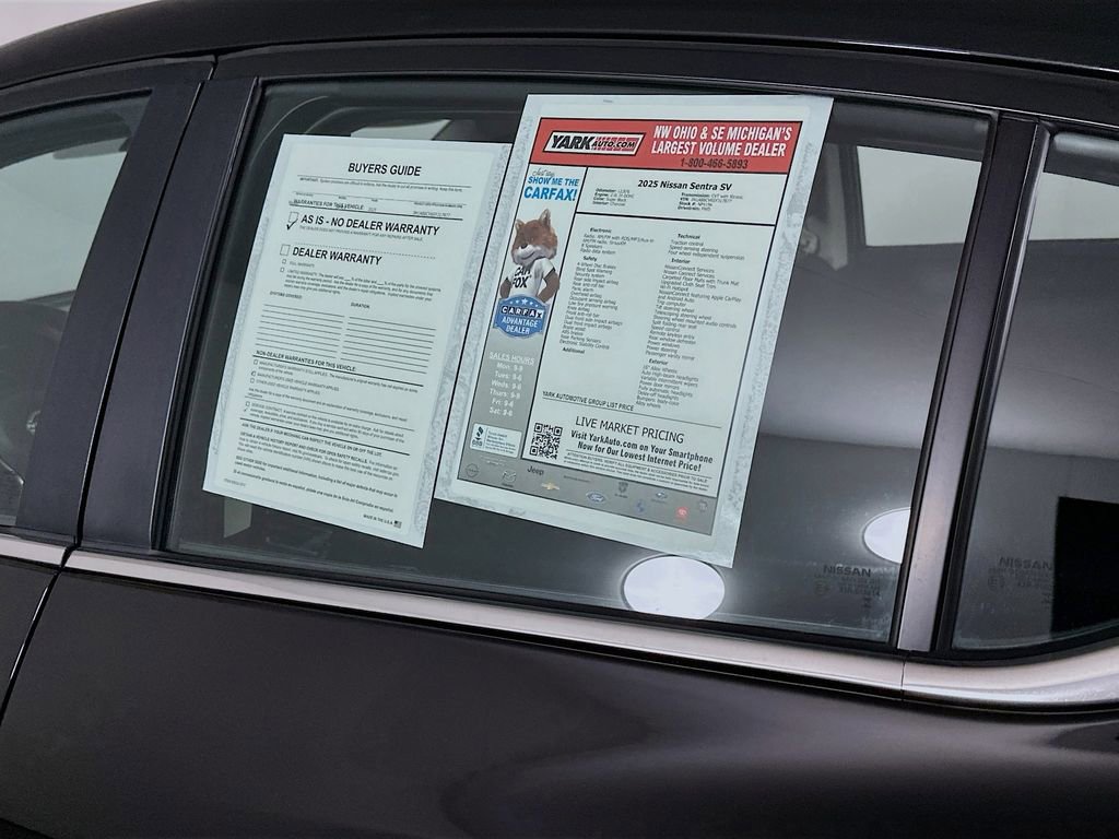 Used 2025 Nissan Sentra SV image 13