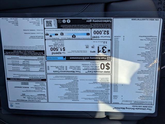 New 2026 BMW 330i Sedan w/ Convenience Package RWD image 19