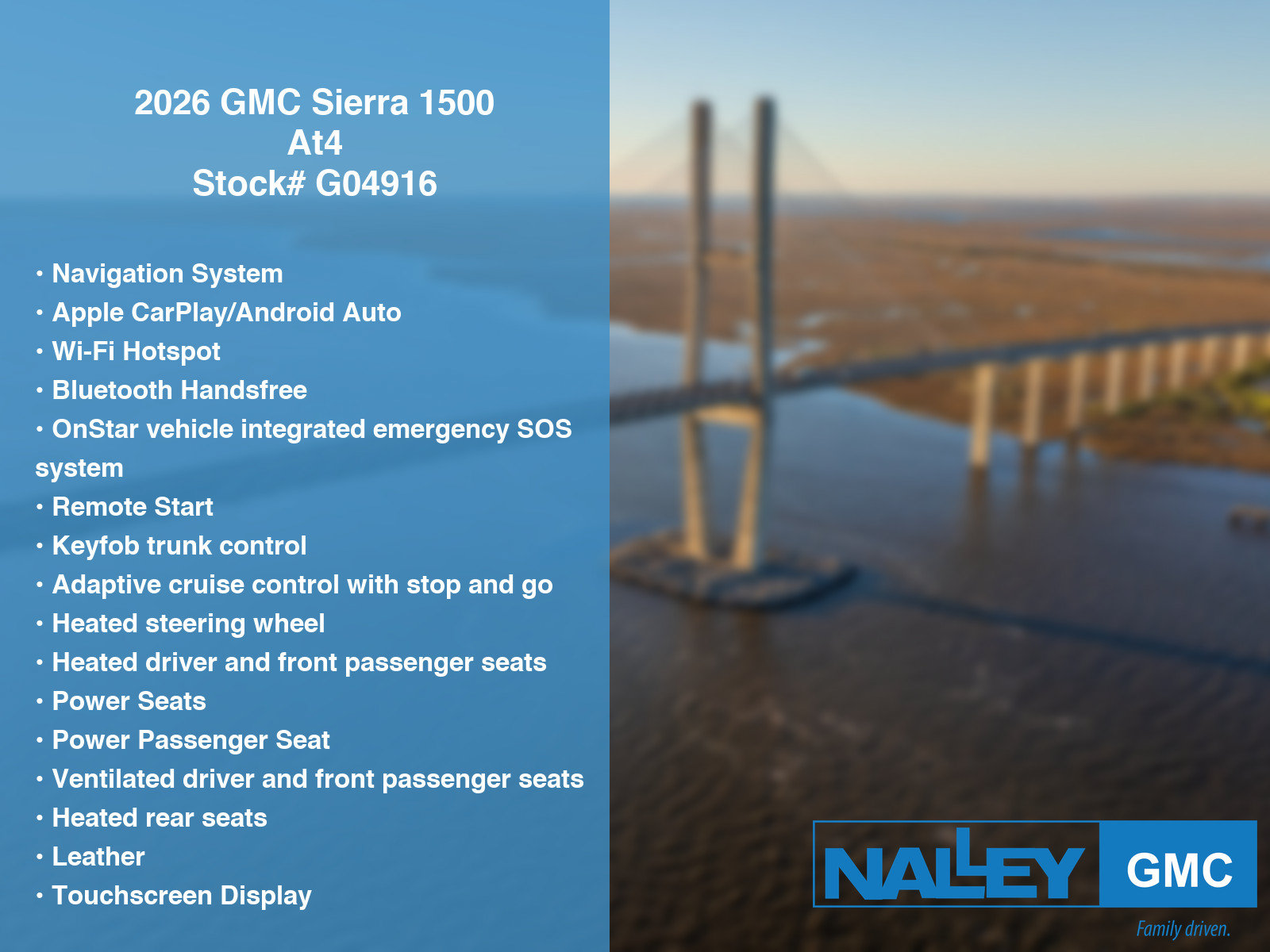 New 2026 GMC Sierra 1500 AT4 w/ AT4 Premium Package AWD/4WD image 39