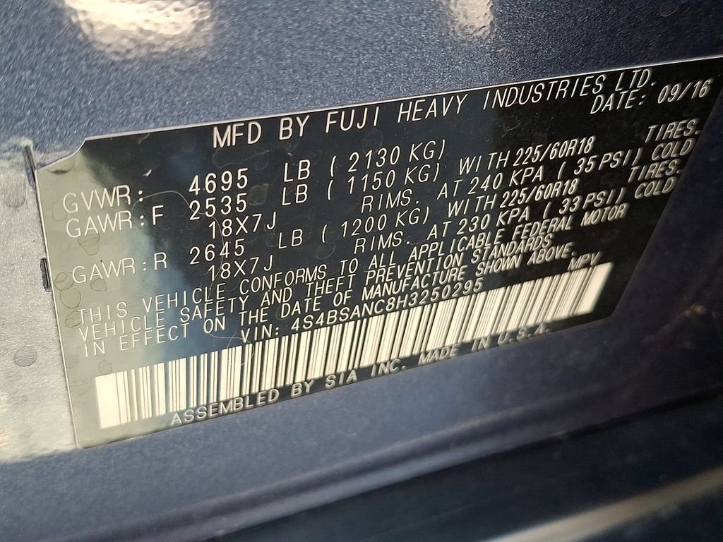 Used 2017 Subaru Outback 2.5i Limited AWD/4WD image 30