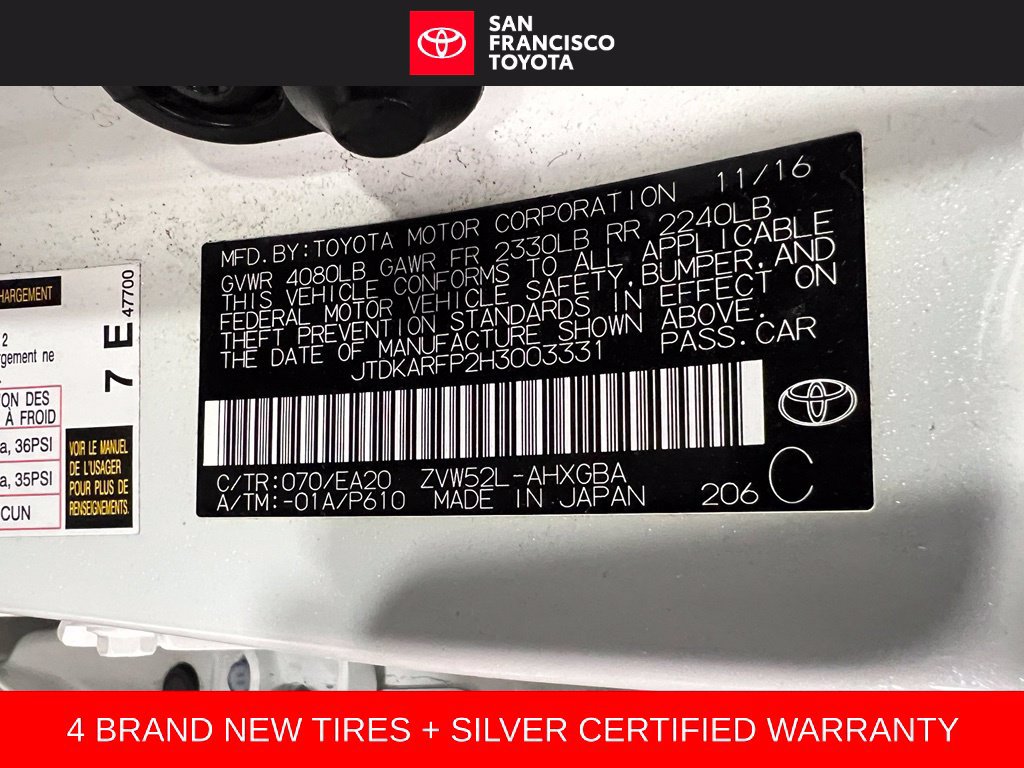 Certified 2017 Toyota Prius Prime Advanced FWD image 40