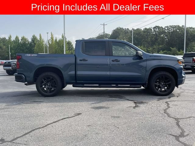 Used 2024 Chevrolet Silverado 1500 Custom w/ Turbomax Blackout Package AWD/4WD image 6