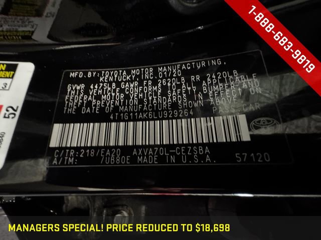 Used 2020 Toyota Camry SE image 27