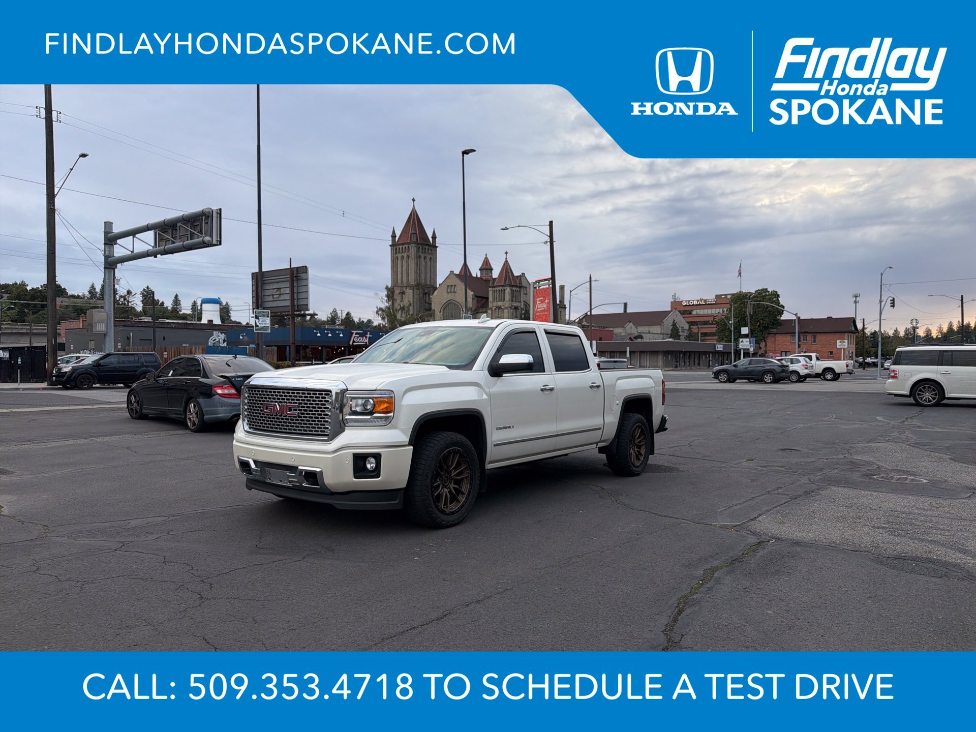 Used 2015 GMC Sierra 1500 Denali w/ Driver Alert Package AWD/4WD image 1