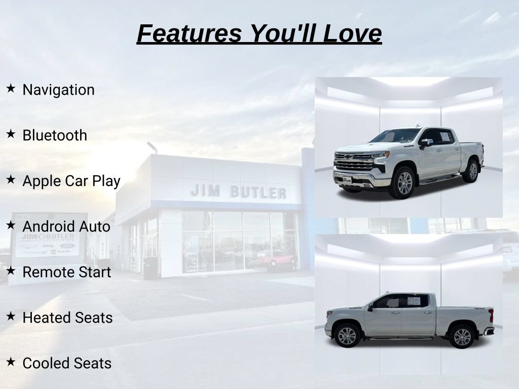 Used 2022 Chevrolet Silverado 1500 LTZ w/ Technology Package AWD/4WD image 10
