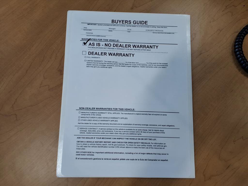 Used 2018 Jeep Wrangler Unlimited Rubicon w/ Dual Top Group image 40