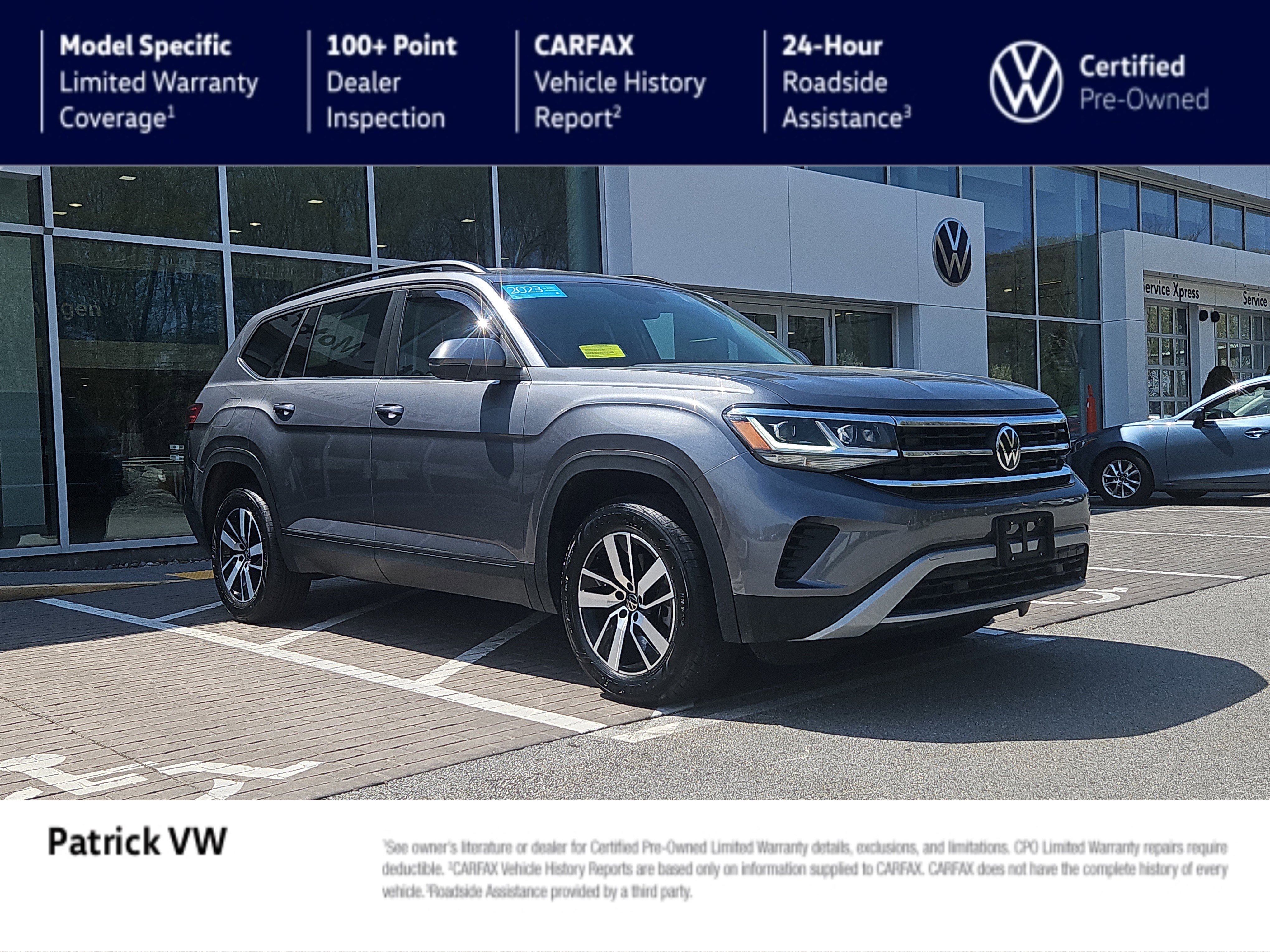 Certified 2023 Volkswagen Atlas SE