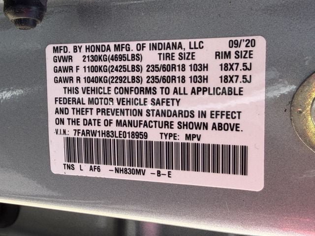 Used 2020 Honda CR-V EX-L image 28