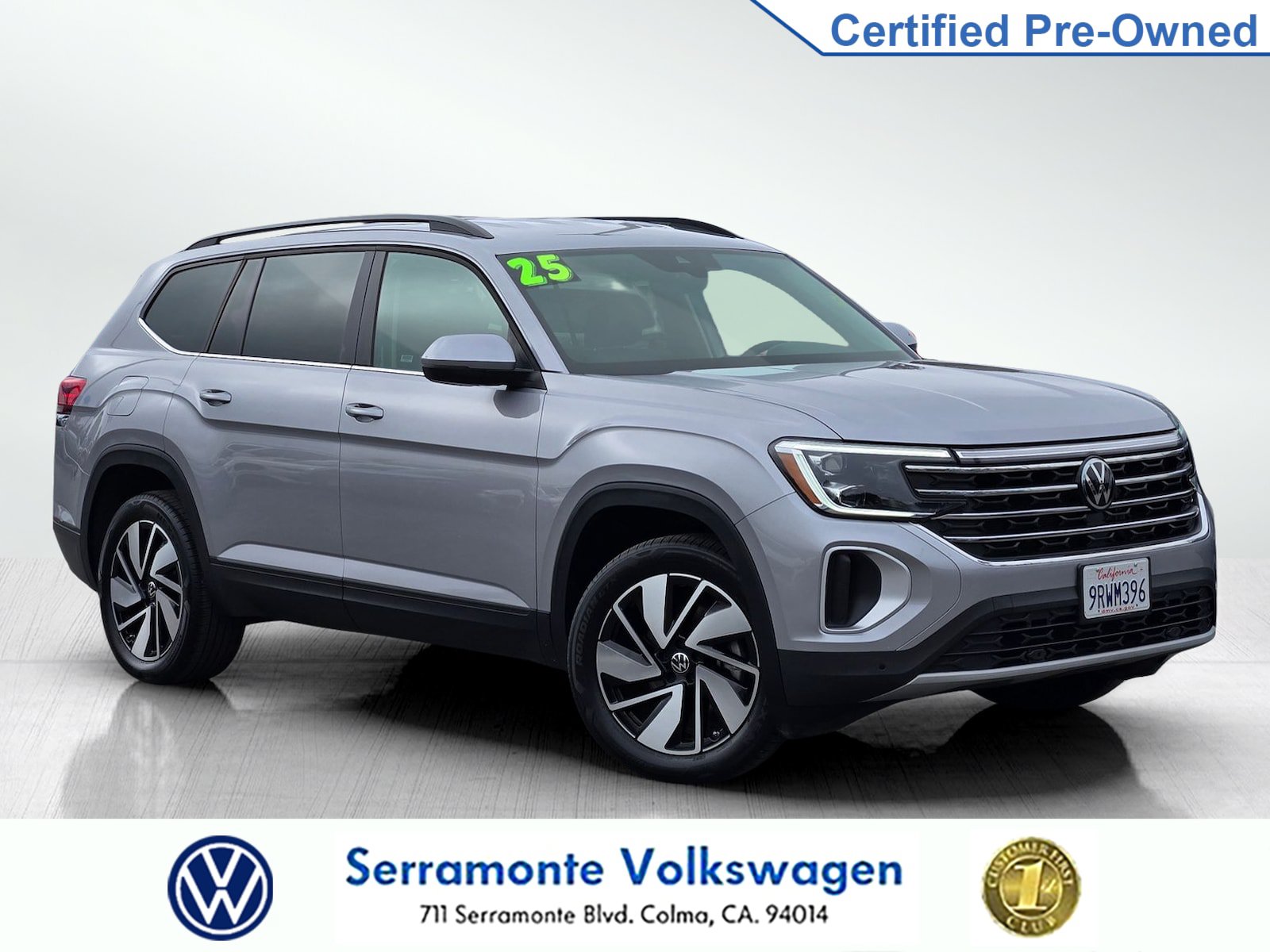 Used 2025 Volkswagen Atlas SE AWD/4WD image 1