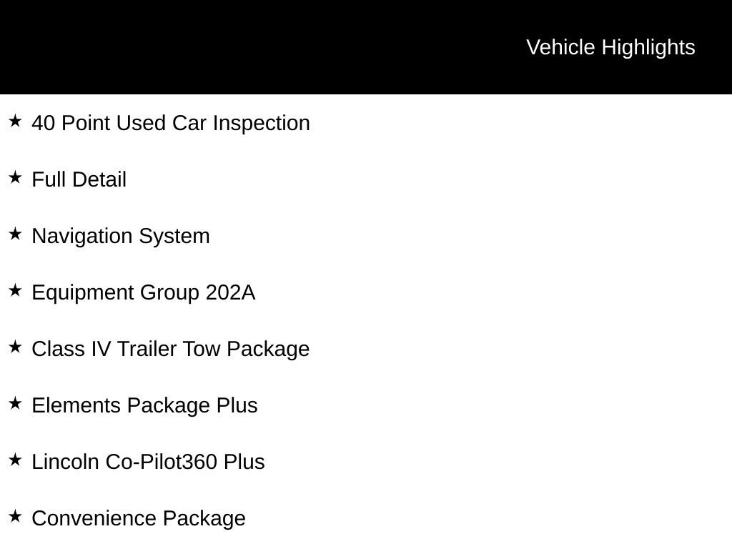 Used 2020 Lincoln Aviator Reserve w/ Equipment Group 202A image 1