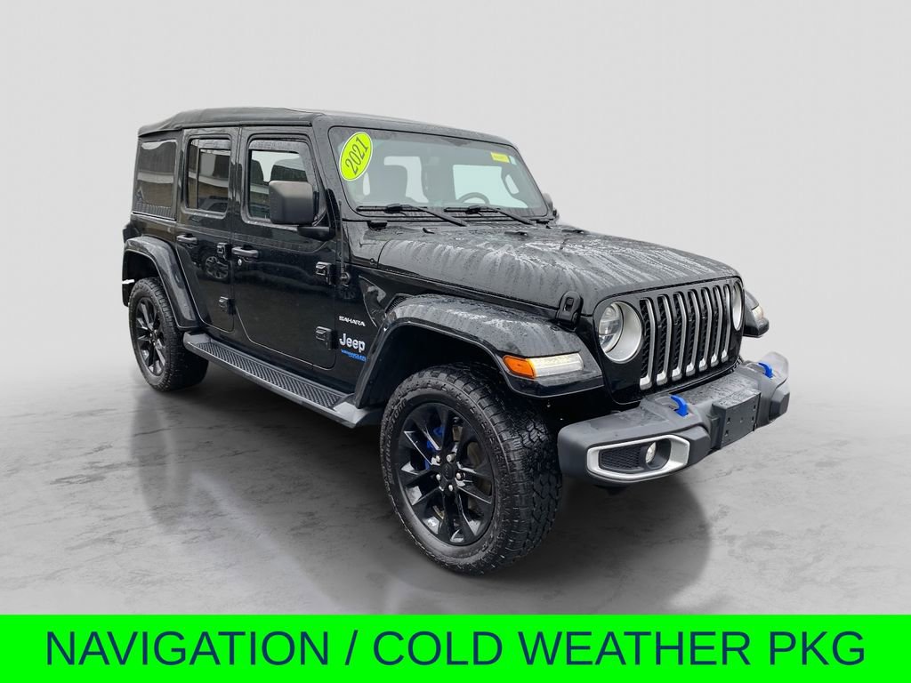 Used 2021 Jeep Wrangler Unlimited Sahara 4xe w/ Cold Weather Group image 9