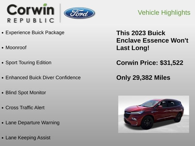 Used 2023 Buick Enclave Essence w/ Experience Buick Package image 6