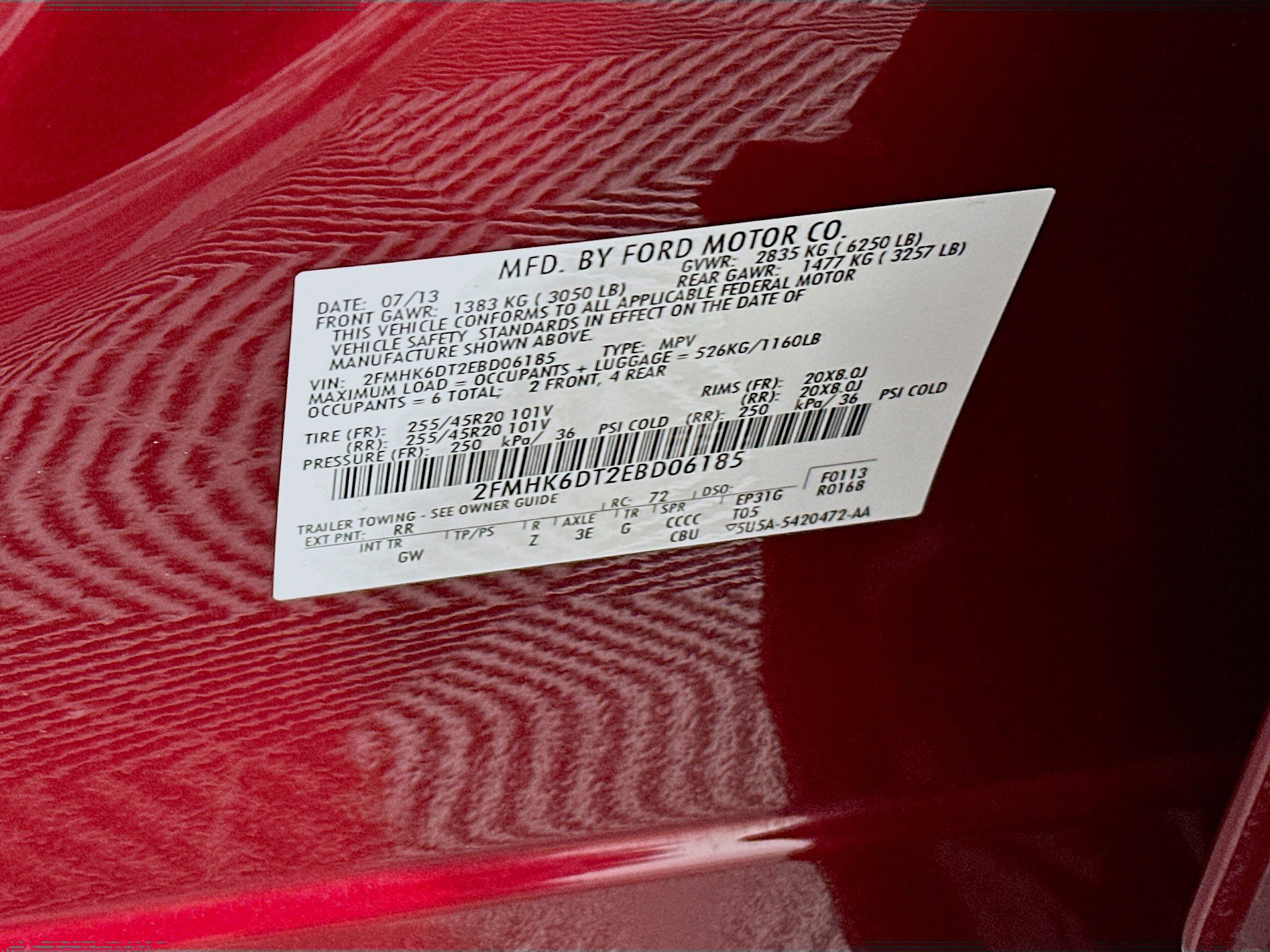 Used 2014 Ford Flex Limited w/ Equipment Group 303A image 12