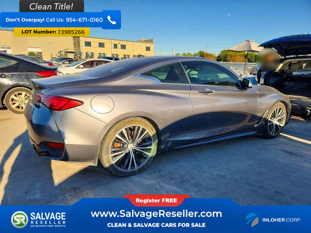 Used 2018 INFINITI Q60 3.0t Luxe RWD image 4