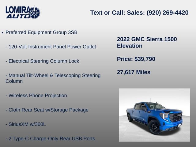 Used 2022 GMC Sierra 1500 Elevation AWD/4WD image 21