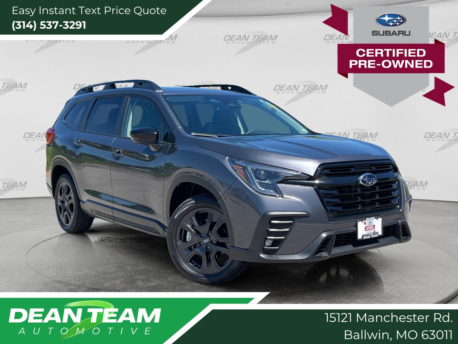 Certified 2025 Subaru Ascent Onyx Edition AWD/4WD image 1