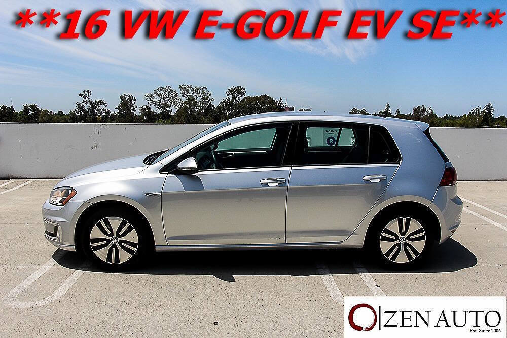 Used 2016 Volkswagen e-Golf SE FWD image 4