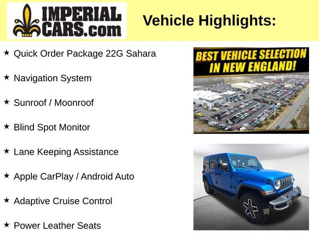 Used 2025 Jeep Wrangler Unlimited Sahara AWD/4WD image 3