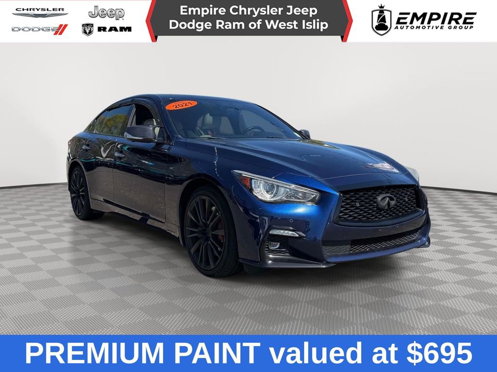 Used 2021 INFINITI Q50 Red Sport 400 w/ Cargo Package
