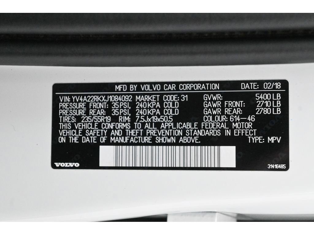 Used 2018 Volvo XC60 T6 Momentum w/ Vision Package image 54