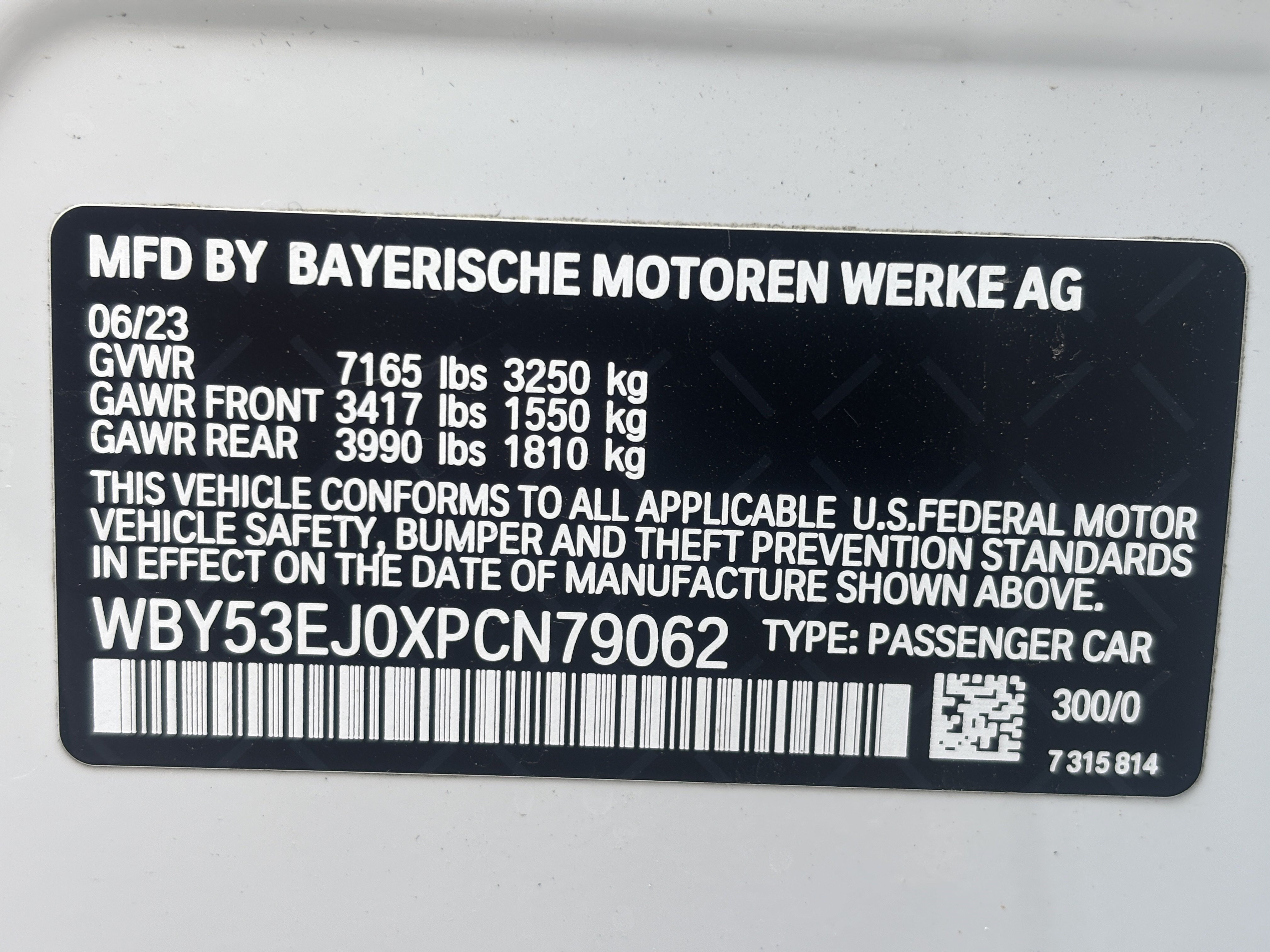 Certified 2023 BMW i7 xDrive60 AWD/4WD image 15