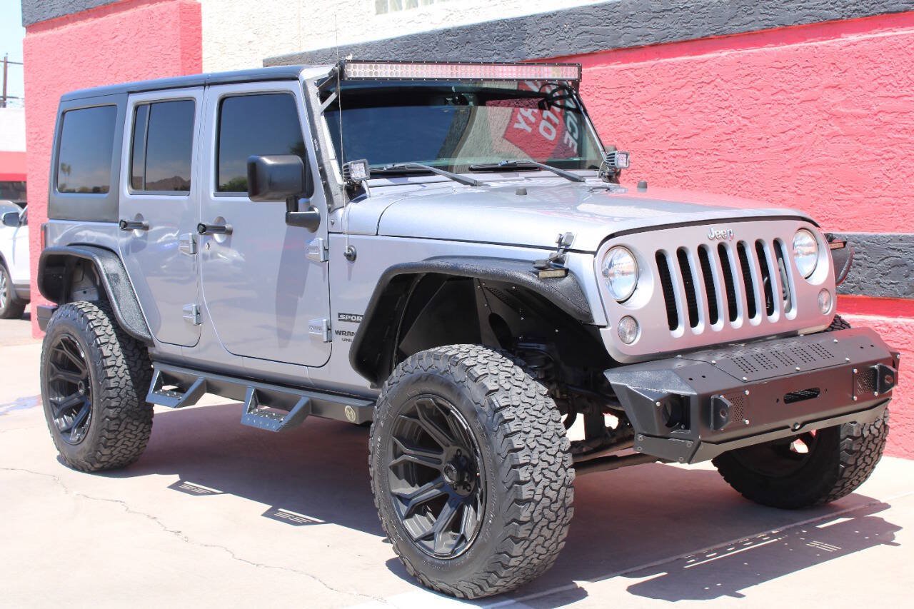 Used 2016 Jeep Wrangler Unlimited Sport w/ Quick Order Package 24S AWD/4WD image 1