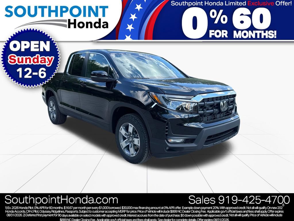 New 2026 Honda Ridgeline RTL
